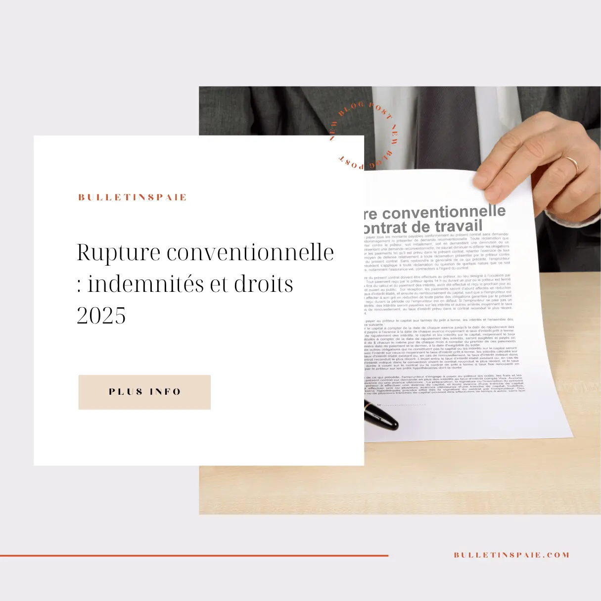 Rupture conventionnelle : indemnités et droits 2025