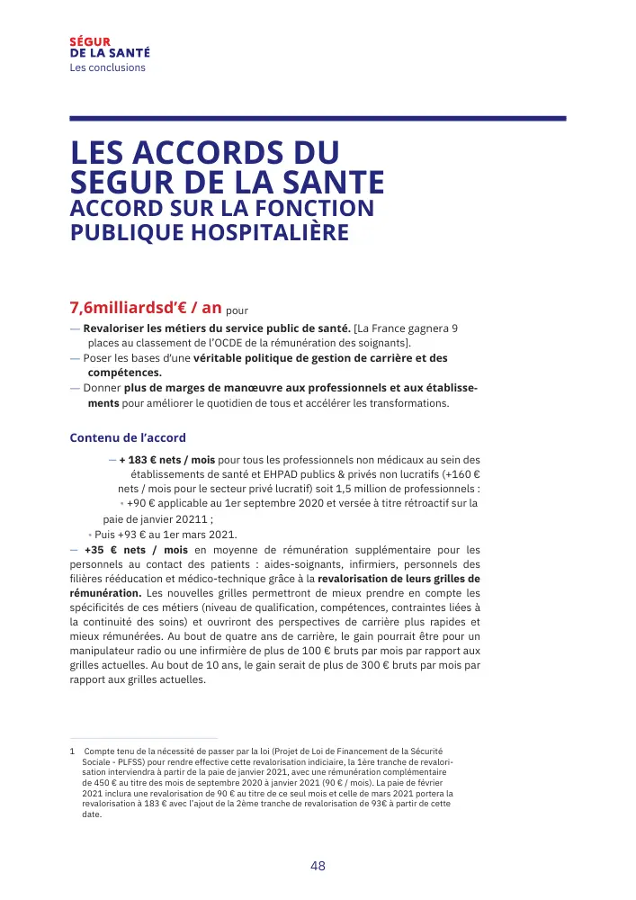 Dossier de Presse - Ségur de la Santé